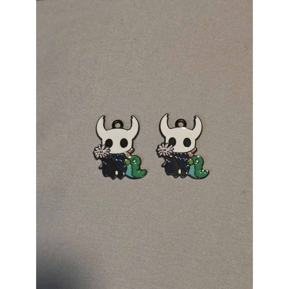 The Knight Hollow Knight Earrings Handmade Hypoallergenic BUNDLE to Save - Picture 3 of 4
